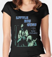 Little Big Guns Rory Gallagher Tribute Women's Fitted Scoop T-Shirt