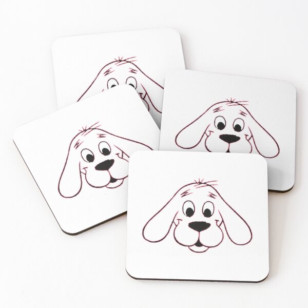 Item preview, Clifford The Red Dog characters face   designed and sold by ZakerskiStudio.