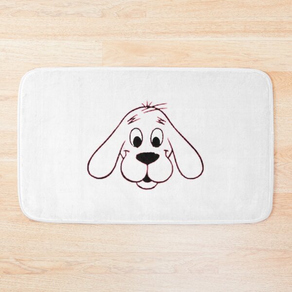 Item preview, Clifford The Red Dog characters face   designed and sold by ZakerskiStudio.