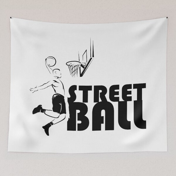 Item preview, Streetball Basketball Club Slam Dunk Illustration - Streetball Fashion Team designed and sold by AndreMi.