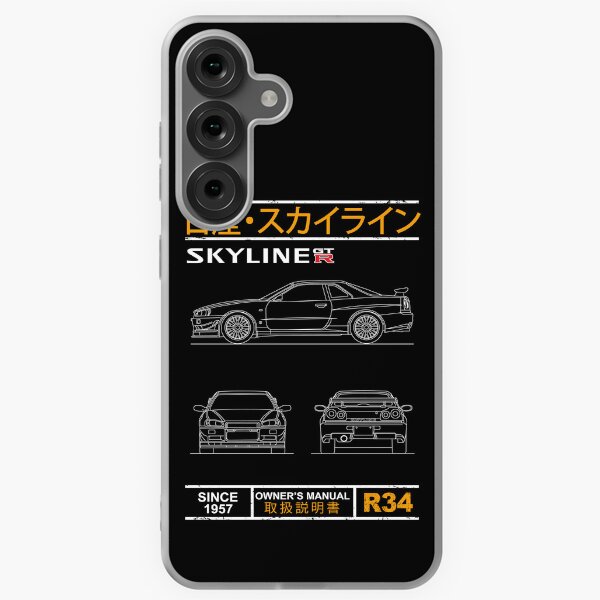 Item preview, Blueprint of the Skyline R34 designed and sold by rogue-design.