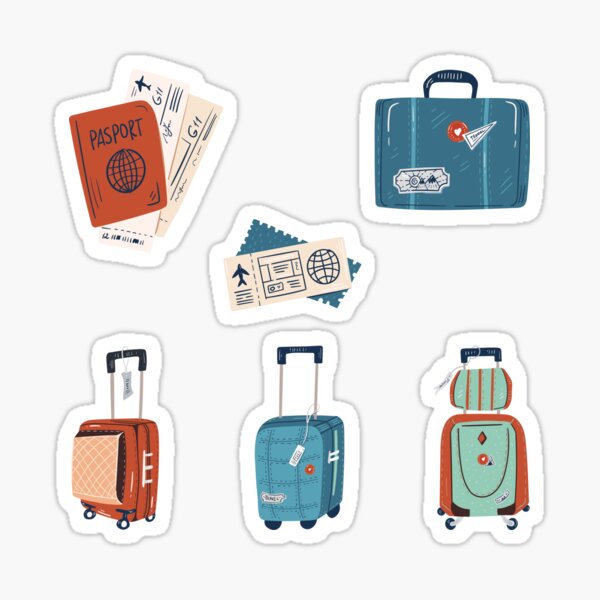 6-pack travel  Sticker for Sale by stickers-packs