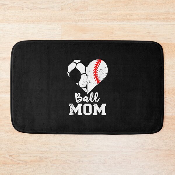 Item preview, Ball Mom Heart Funny Baseball Soccer Mom designed and sold by Mitzi12312.