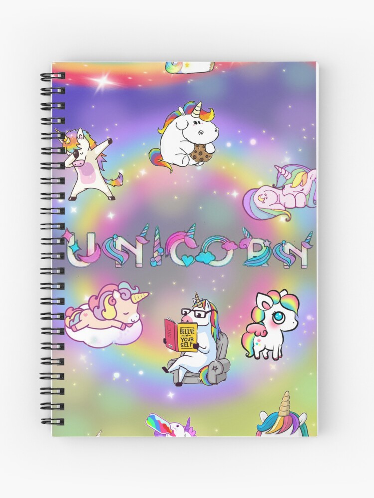 Cahier À Spirales Licorne