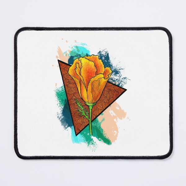 Item preview, Poppy Fiesta Triangle designed and sold by Art by Sylph.