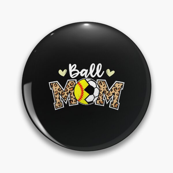 Artikelvorschau, Ball Mom Leopard Funny Soccer Softball Player Mom entworfen und verkauft von Mitzi12312.