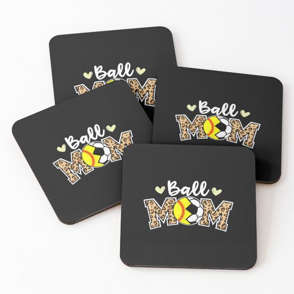 Item preview, Ball Mom Leopard Funny Soccer Softball Player Mom designed and sold by Mitzi12312.