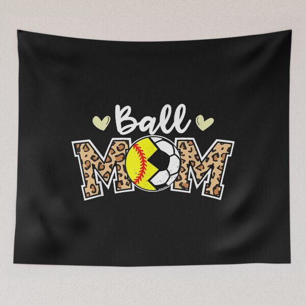 Item preview, Ball Mom Leopard Funny Soccer Softball Player Mom designed and sold by Mitzi12312.