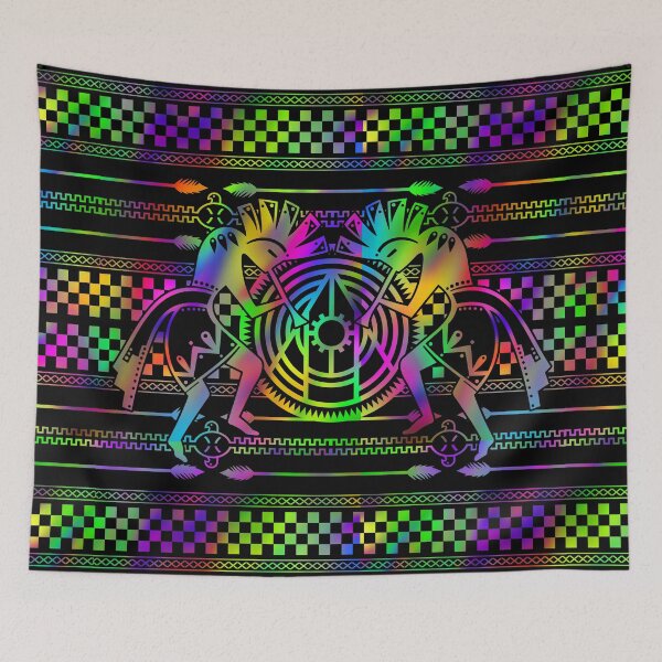 Item preview, Native American Kokopelli Musicans - Modern Sun Race 5 designed and sold by EDDArt.