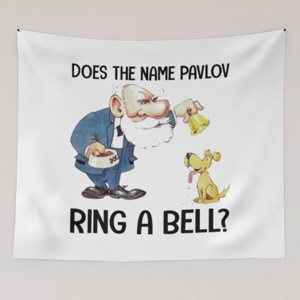 Item preview, does the name pavlov ring a bell         designed and sold by FeatherFamily.