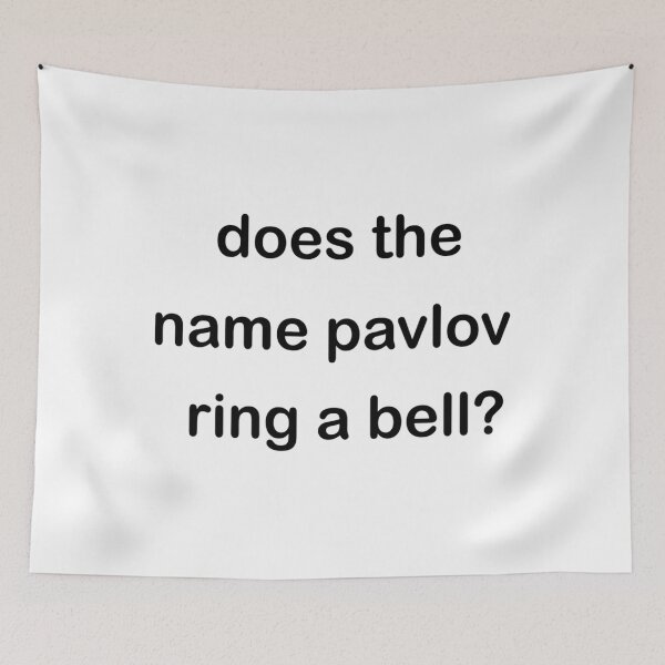 Item preview, does the name pavlov ring a bell    designed and sold by FeatherFamily.
