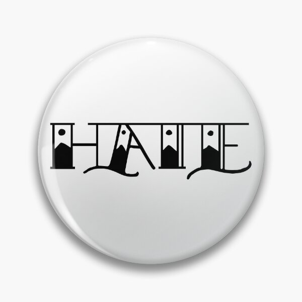 Item preview, Hate - Traditional tattoo typography designed and sold by 86Gaz.