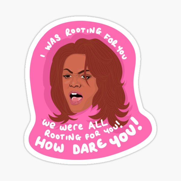 Tyra Banks - I Was Rooting For You - Americas Next Top Model Sticker