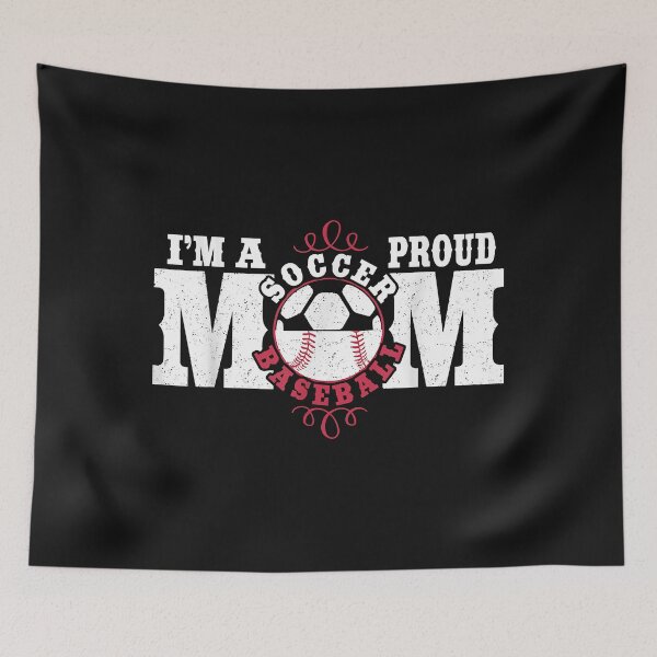 Item preview, I'm a Proud Soccer Baseball Mom - Combined Sports designed and sold by Mitzi12312.