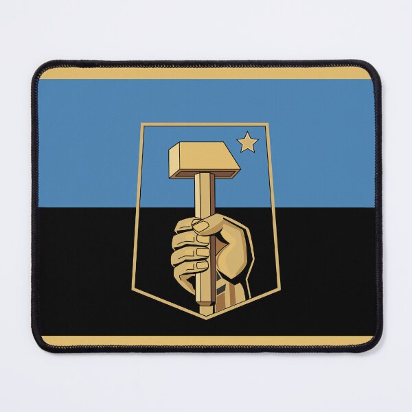 Item preview, Flag of Donetsk City, Ukraine designed and sold by Freihalt.
