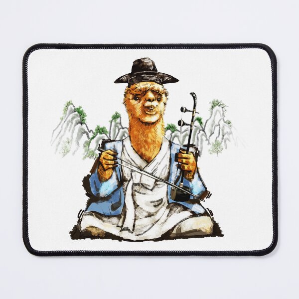 Item preview, Alpaca is playing Haegeum, a Korean musical instrument designed and sold by artredstar.