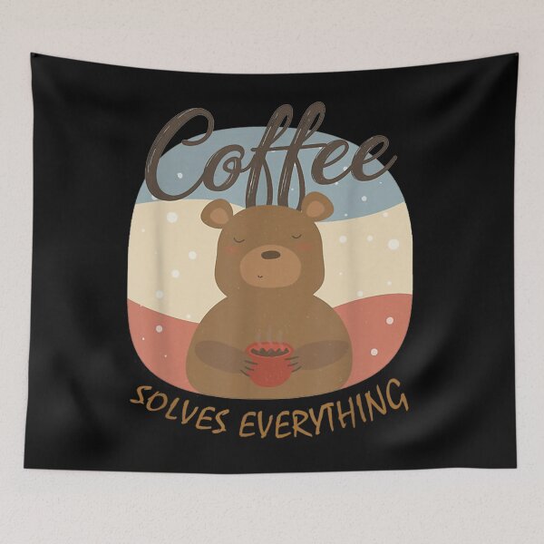 Item preview, Coffee Solves Everything, Coffee Lover Saying designed and sold by zacben.