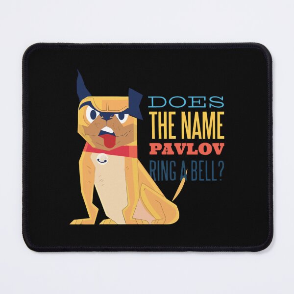 Item preview, does the name pavlov ring a bell funny psychologist pun designed and sold by FeatherFamily.