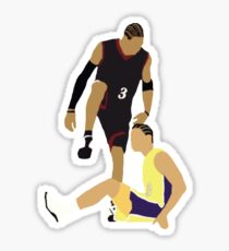 Allen Iverson Steps Over Tyronn Lue Sticker