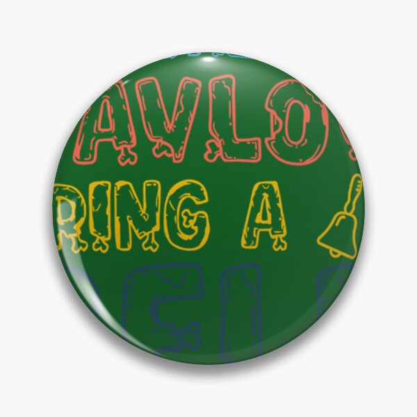 Item preview, does the name pavlov ring a bell funny psychologist pun     designed and sold by FeatherFamily.