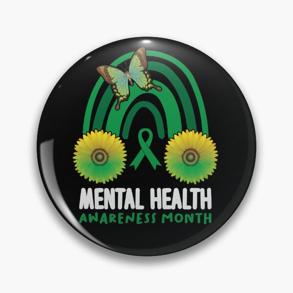 Item preview, Mental Health Awareness Fight The Stigma Sunflowers designed and sold by GravitiTees.