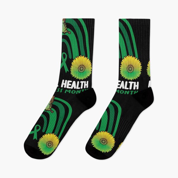 Item preview, Mental Health Awareness Fight The Stigma Sunflowers designed and sold by GravitiTees.