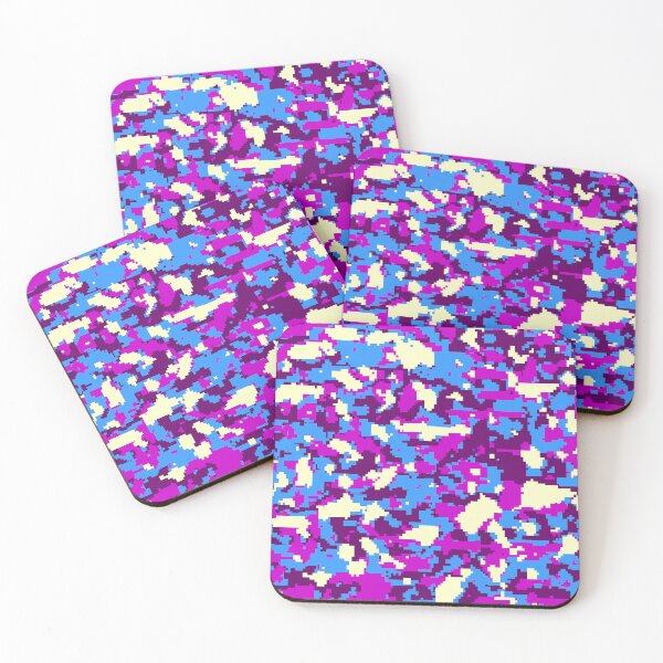 Item preview, Blue Purple Digital Camouflage  designed and sold by Tshirtstory.