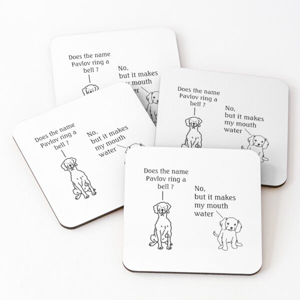 Item preview, Funny dog does the name pavlov ring a bell    designed and sold by FeatherFamily.