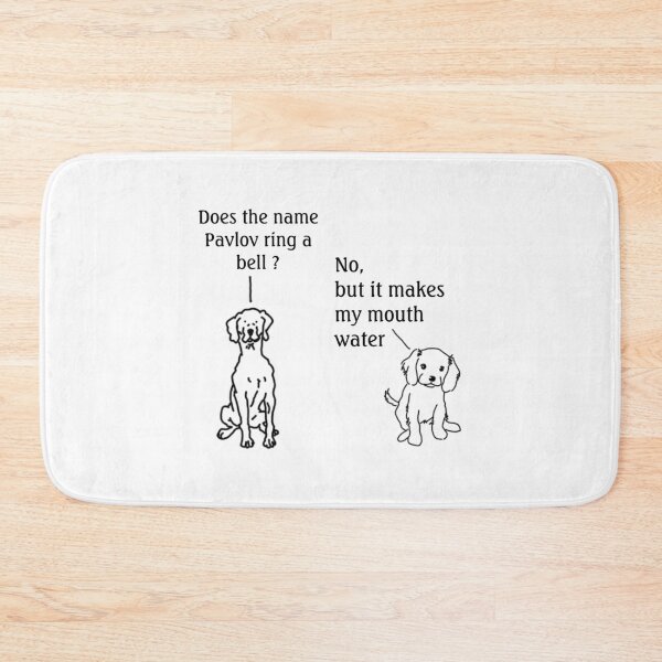 Item preview, Funny dog does the name pavlov ring a bell    designed and sold by FeatherFamily.