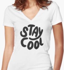 Cool Women's Fitted V-Neck T-Shirt