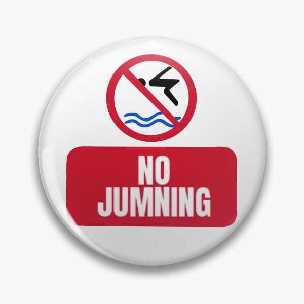 Item preview, No Jumning in the pool designed and sold by 3leggeddogg.