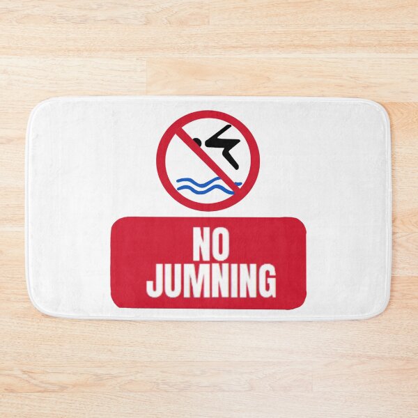 Item preview, No Jumning in the pool designed and sold by 3leggeddogg.