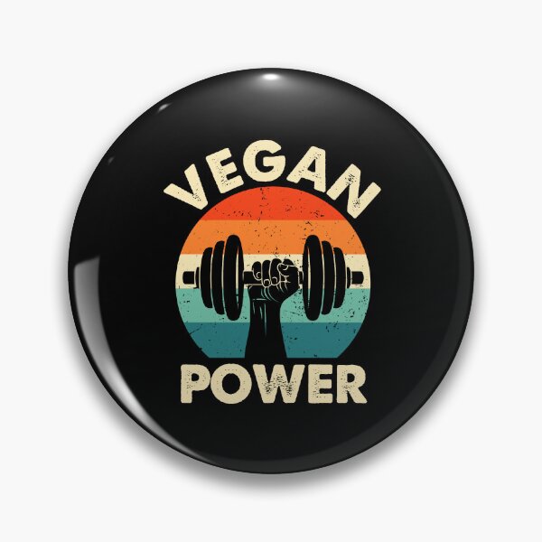 Item preview,  Retro Dumbbell Powered By Plants designed and sold by ReignGFX.