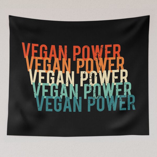 Item preview,  Retro TXT Vegan Power designed and sold by ReignGFX.