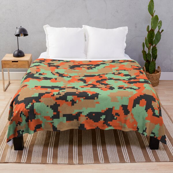 Item preview, Orange Olive Digital Camouflage  designed and sold by Tshirtstory.