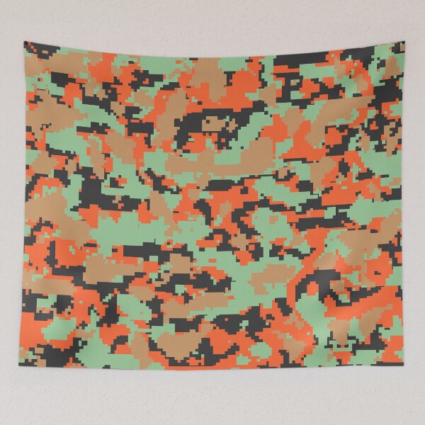 Item preview, Orange Olive Digital Camouflage  designed and sold by Tshirtstory.