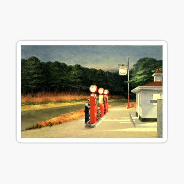 Item preview, Edward Hopper  Gas  1940 designed and sold by arthistory.