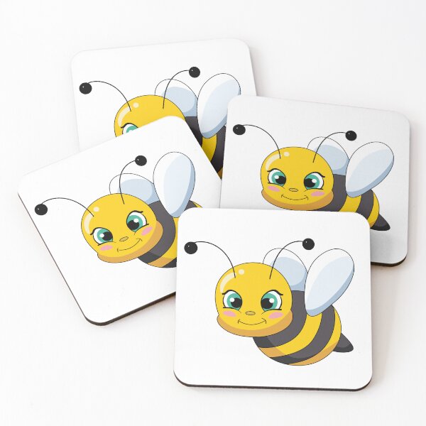 Item preview, Adorable blushing bee - smiling bee making face designed and sold by Fanatic Nerd.