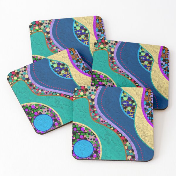 Item preview, Abstract Art Pattern Mix - Dots And Colors 1 designed and sold by EDDArt.