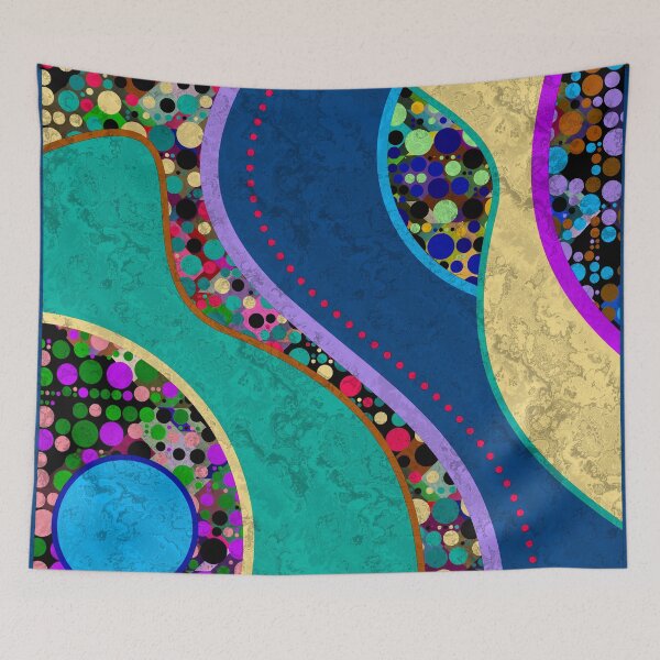 Item preview, Abstract Art Pattern Mix - Dots And Colors 1 designed and sold by EDDArt.