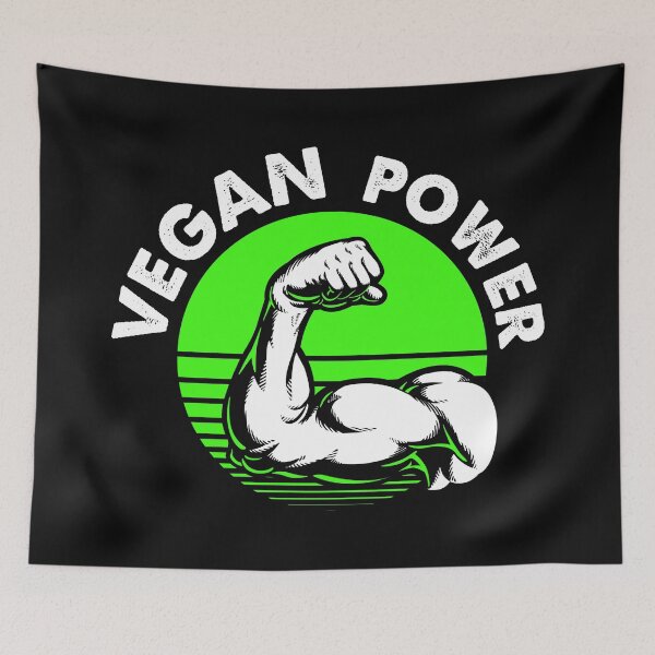 Item preview, Green Muscle Vegan Power designed and sold by ReignGFX.