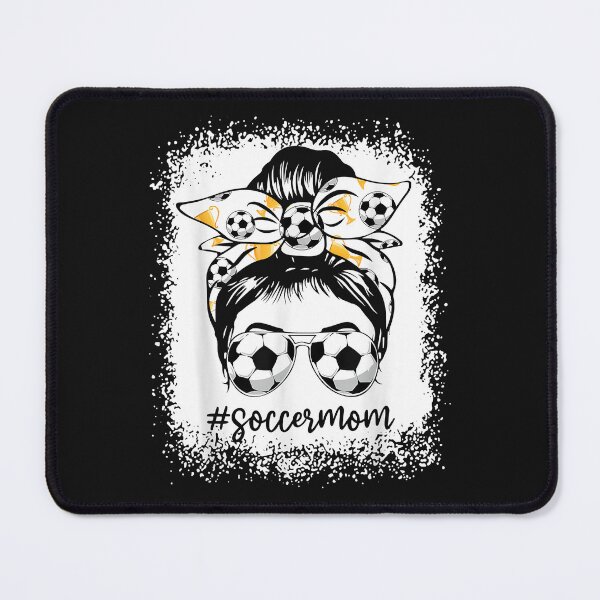 Item preview, Women Bleached Soccer Mom Messy Bun Soccer Lover designed and sold by Mitzi12312.