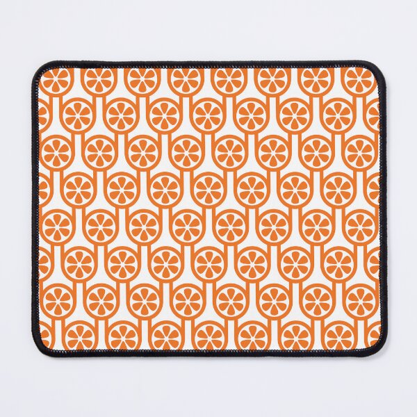 Artikelvorschau, Scandi Midcentury Modern Retro geometrisches Orangenmuster entworfen und verkauft von Hokolo.