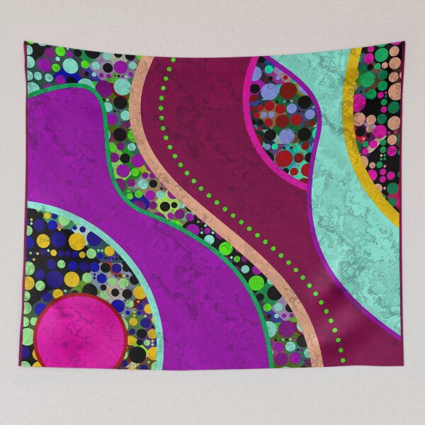 Item preview, Abstract Art Pattern Mix - Dots And Colors 2 designed and sold by EDDArt.