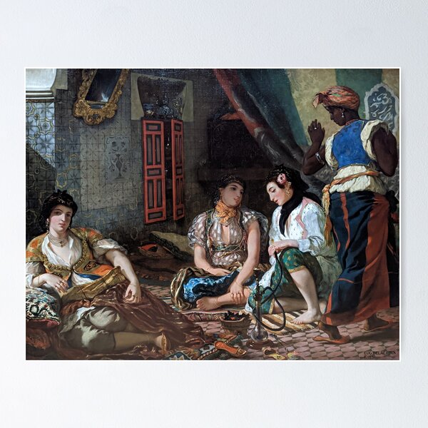 Artikel-Vorschau von Frauen von Algier in ihrer Wohnung, Eugène Delacroix, designt und verkauft von arthistory.