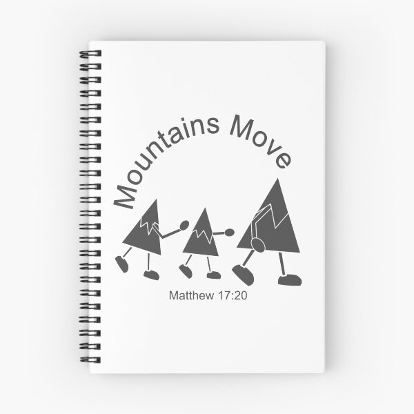 Item preview, Christian Design - Mountains Move - Matthew 17 verse 20 designed and sold by simplydesignart.
