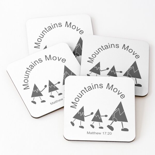 Item preview, Christian Design - Mountains Move - Matthew 17 verse 20 designed and sold by simplydesignart.