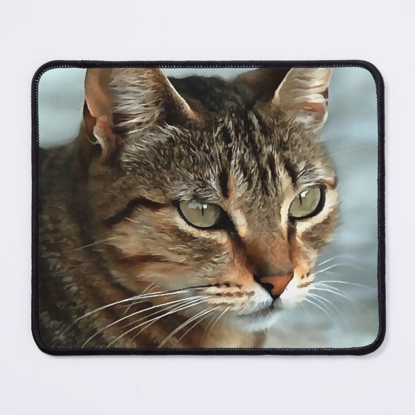 Item preview, Stunning Tabby Cat Acrylic Pet Portrait  designed and sold by taiche.