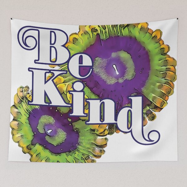 Item preview, Zoanthid T-shirt | Be Kind Zoanthid Coral | Saltwater Aquarium Tees designed and sold by ReefScene.