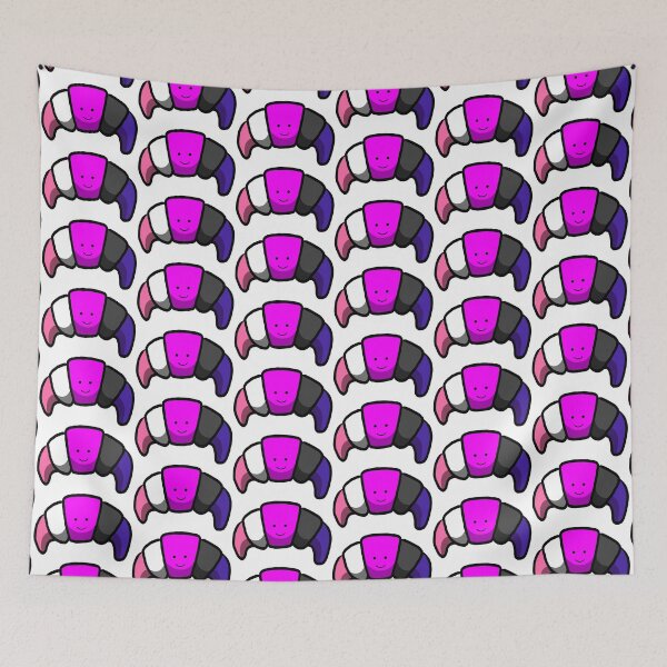 Item preview, Happy Genderfluid Pride Croissant designed and sold by CJ Vanderbeek.